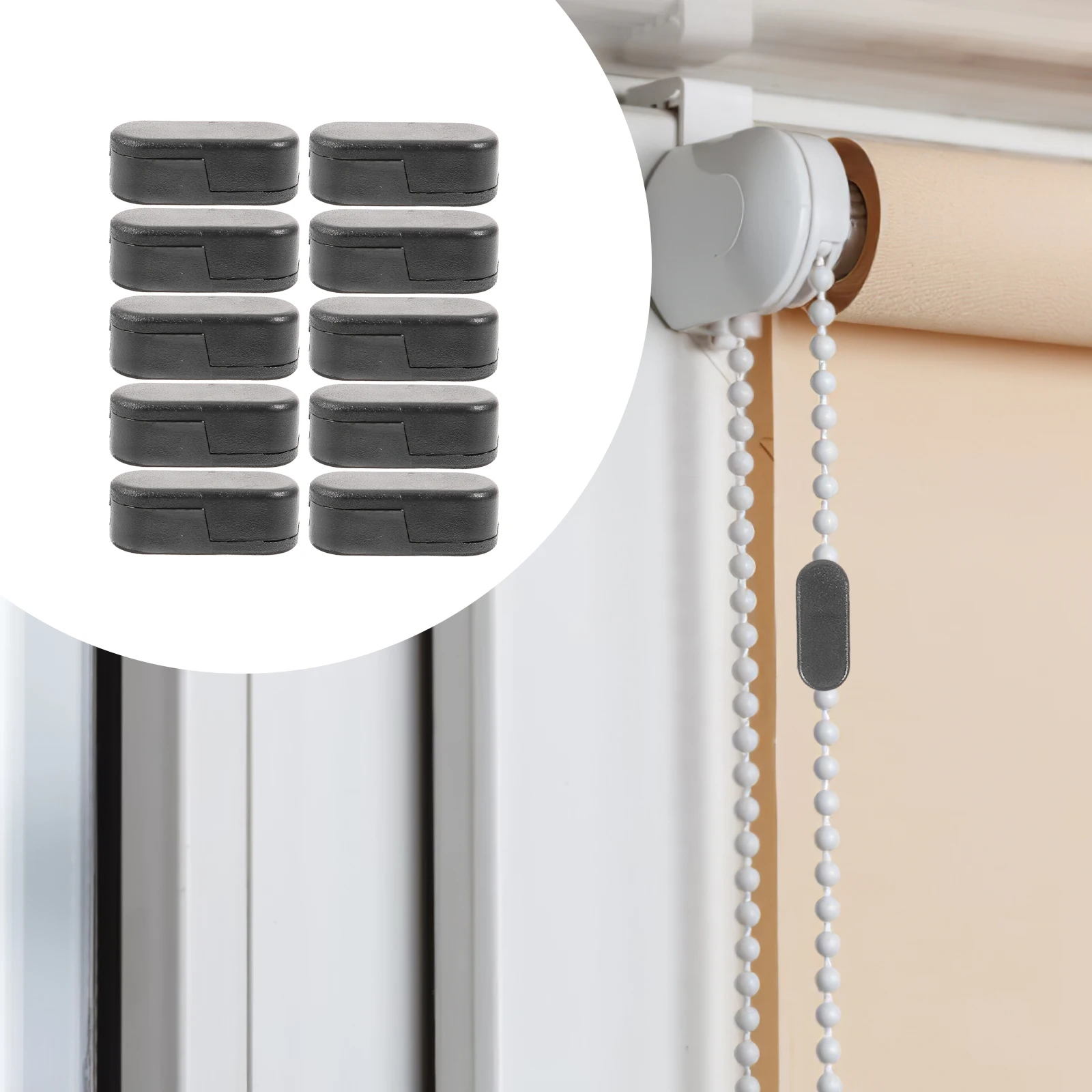 

20pcs Bead Buckle Chain Connector for Vertical Blinds Replacement Parts Curtain Clips Repair Kit Blind Accessories Louver