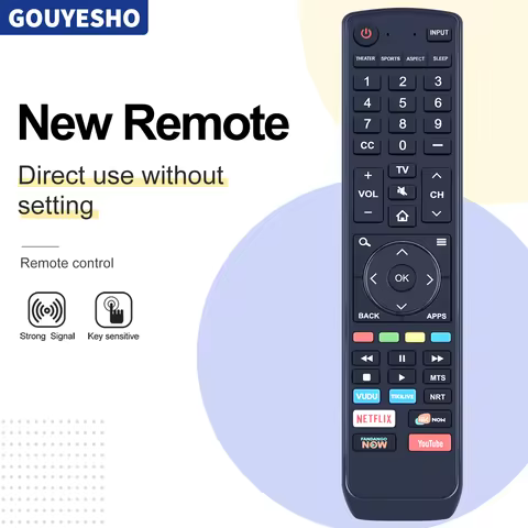 EN3R39H EN3R39S Remote Control for Hisense for Sharp TV 55R6E 49H6E 65H6E LC-43Q7000U LC-43Q7080U LC-50Q7020U LC-55Q620U LC-55Q7