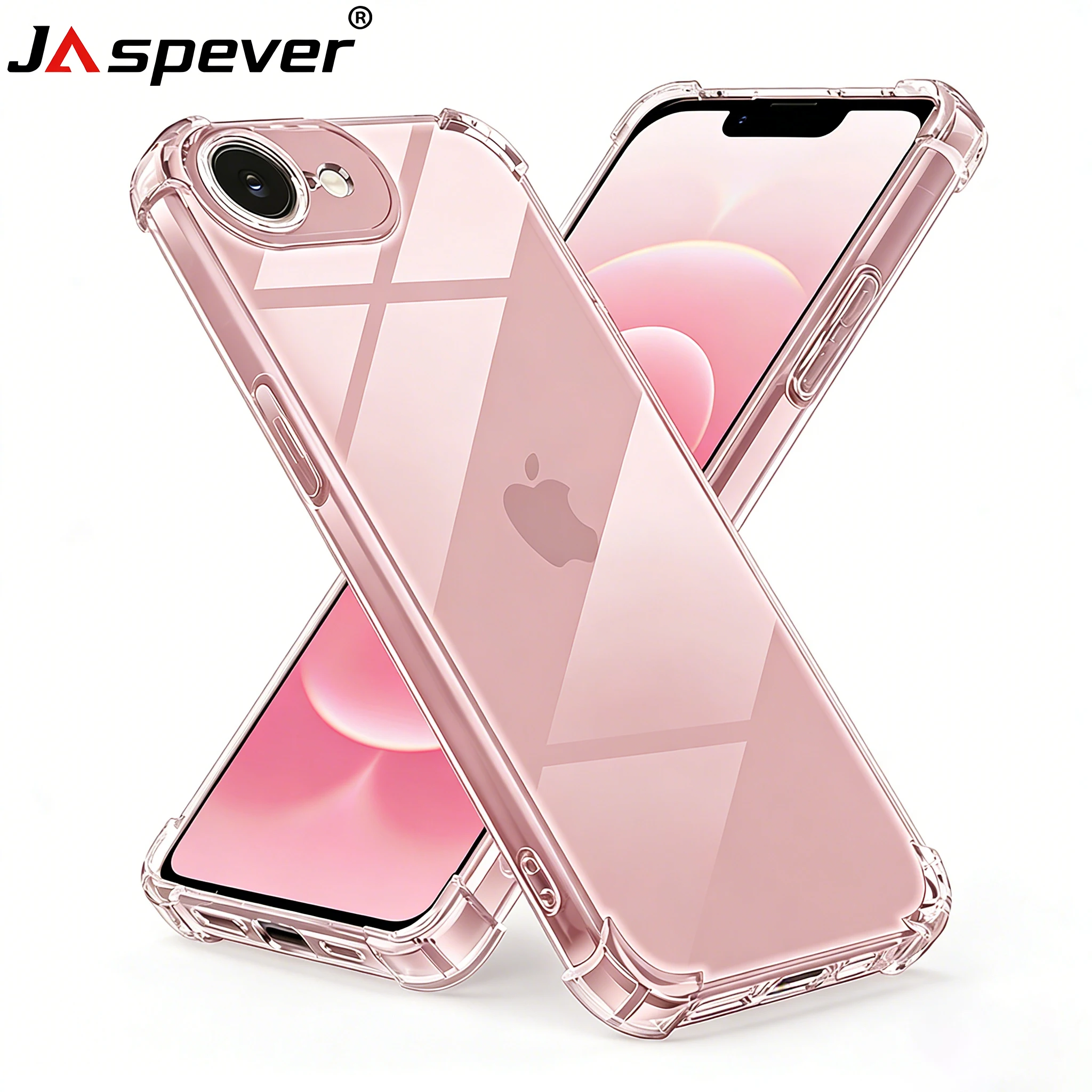 Funda Transparente Antigolpes y Suave para iPhone 17e 16e 17 16 e, Carcasa Trasera de Silicona Ultrafina para iPhone 17e iPhone 16e