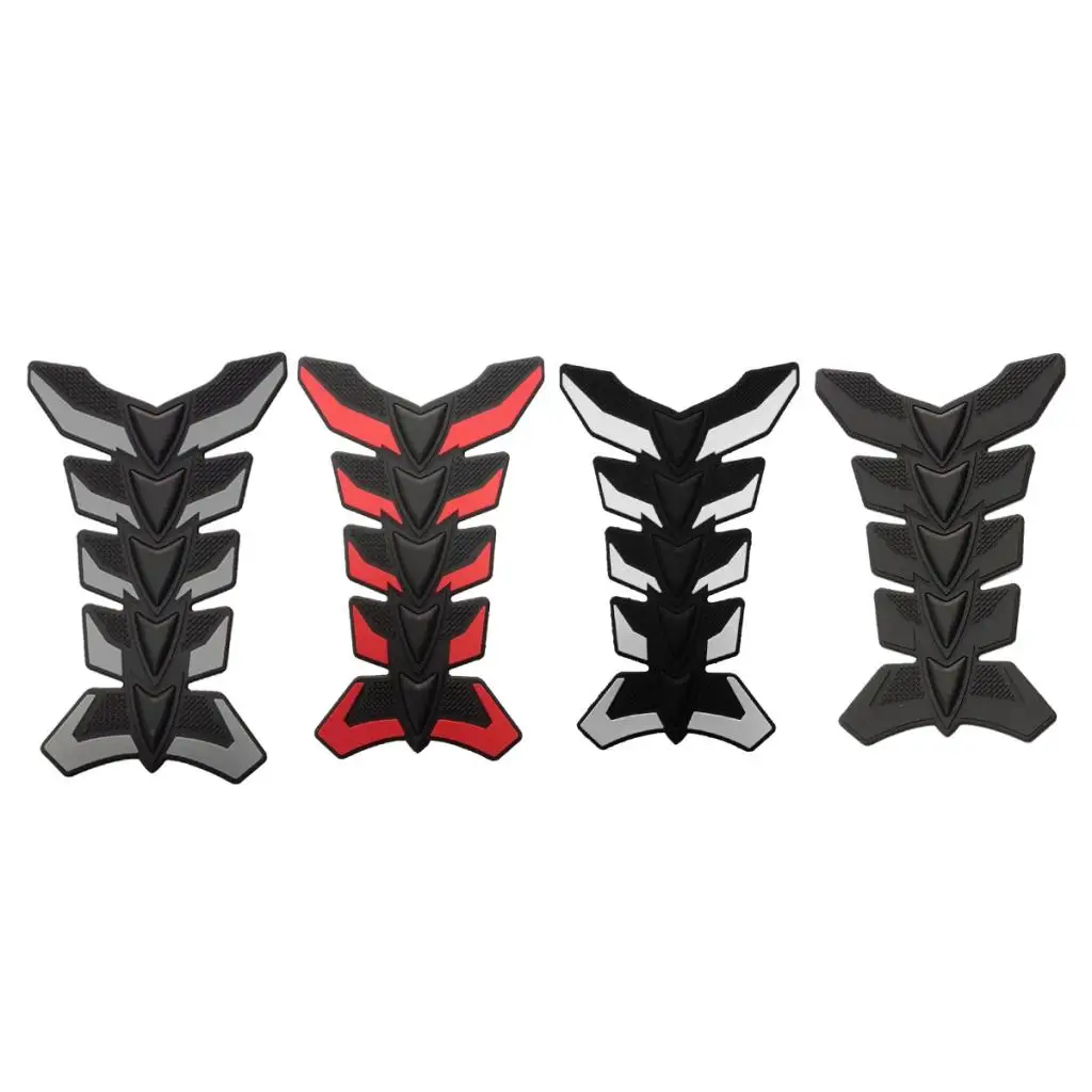 ملصق وسادة حماية لغطاء غاز الدراجة النارية المطاطي ثلاثي الأبعاد عالمي