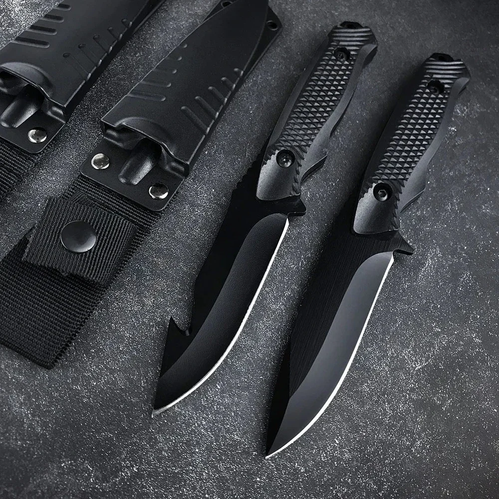 1 Stück Multifunktionales Outdoor-Messer mit feststehender Klinge für Camping, Dschungelklettern, Wandern, Angeln, Gerade Messer, EDC-Multitools, Geschenke – Detail 1