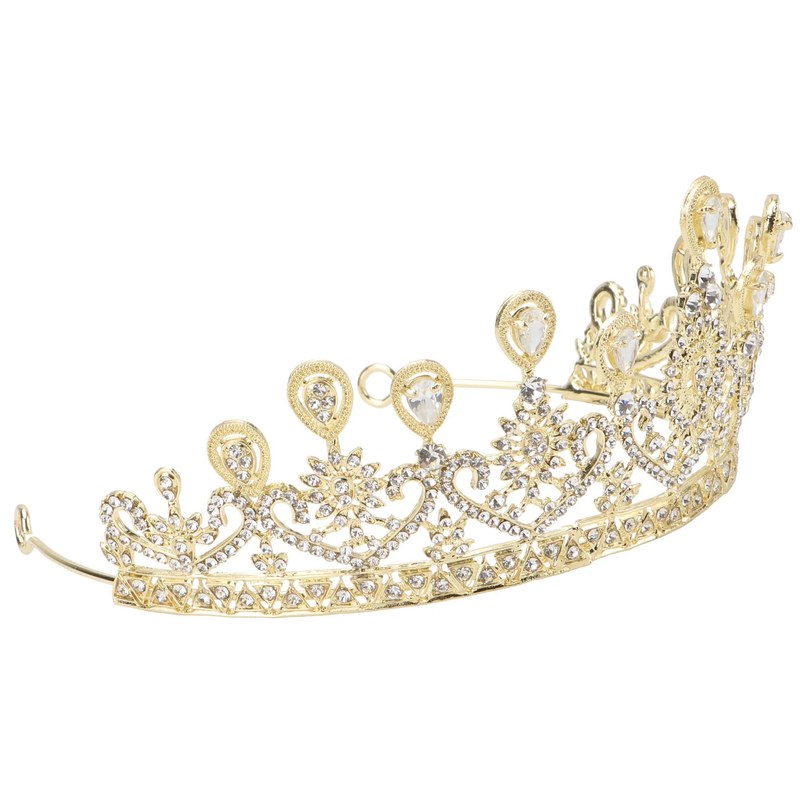 

Bridal Headwear Headdress Hair Accessory Princess Crown Wedding Golden Bridegroom