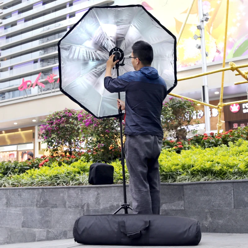 Godox 80cm 95cm 120cm draagbare octagon softbox paraplu reflector voor studio flitser speedlight flits