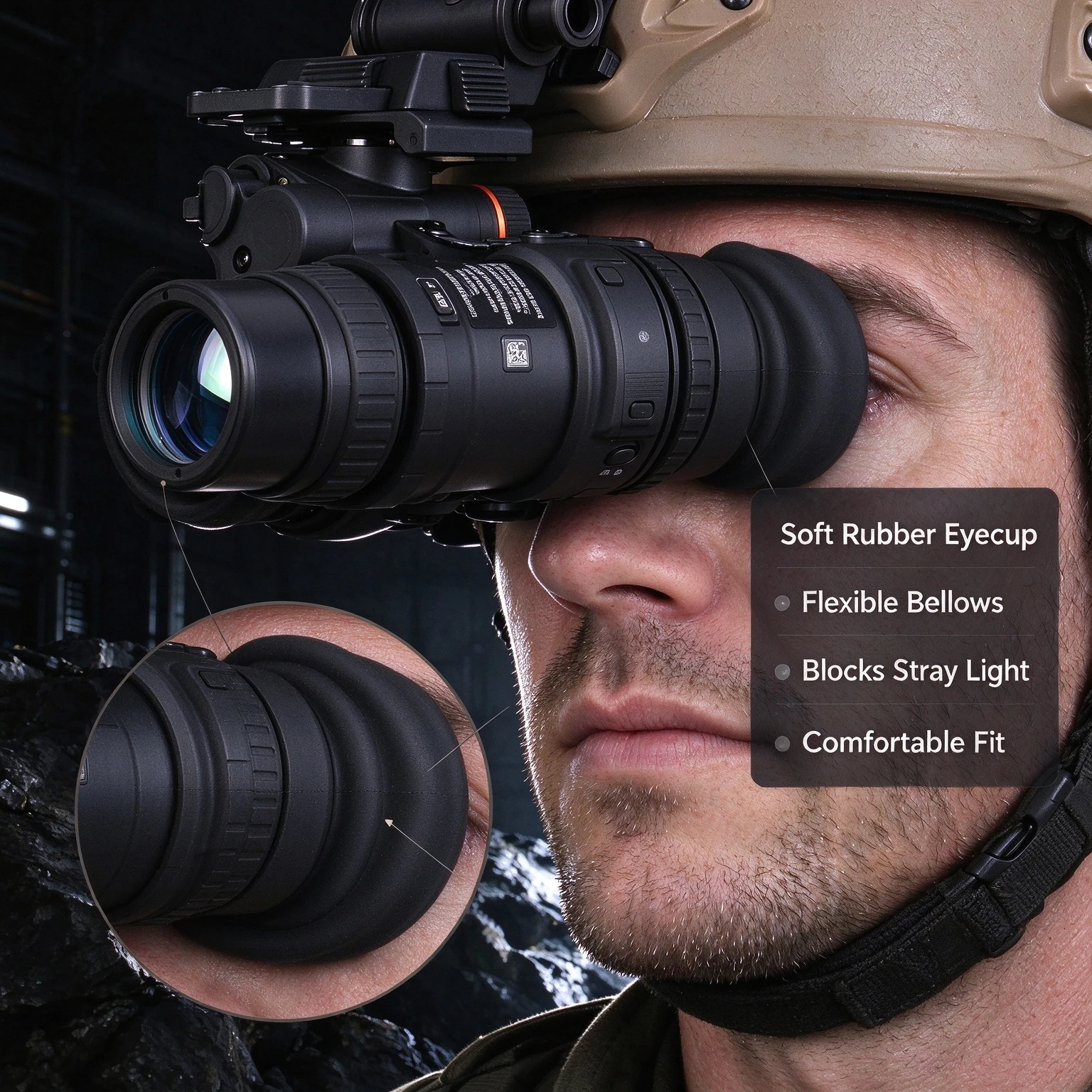 ZIYOUHU Universal Rubber Eye Mask for Night Vision Thermal Imaging Devices Professional Outdoor Equipment Accessory Multiple Mod