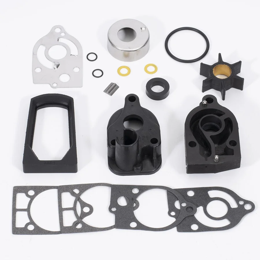 Water Pump Impeller Kit 46-77177A3 for Mercury 30 35 40 45 50 60 65 70 Hp 2-Cycle Outboards Motor 77177A3 18-3324 GLM12100