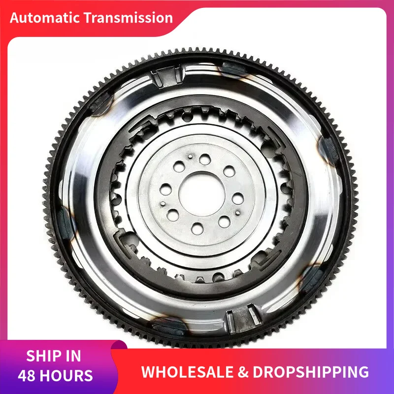 Auto parts For Au di A1 A3 Q3 VW Golf Passat 0AM DQ200 Transmission DSG Dual Clutch Flywheel 6/8 Holes 129/132 Teeth