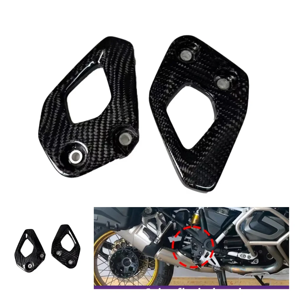 

Для BMW R1200GS 2017-2024 защитные пластины для пятки из углеродного волокна, подставки для ног, аксессуары для мотоциклов, снижение веса
