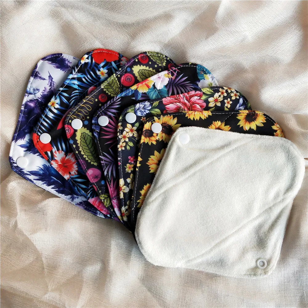 

10pcs everyday use panty liners reusable sanitary pads wholesale washable cloth pad