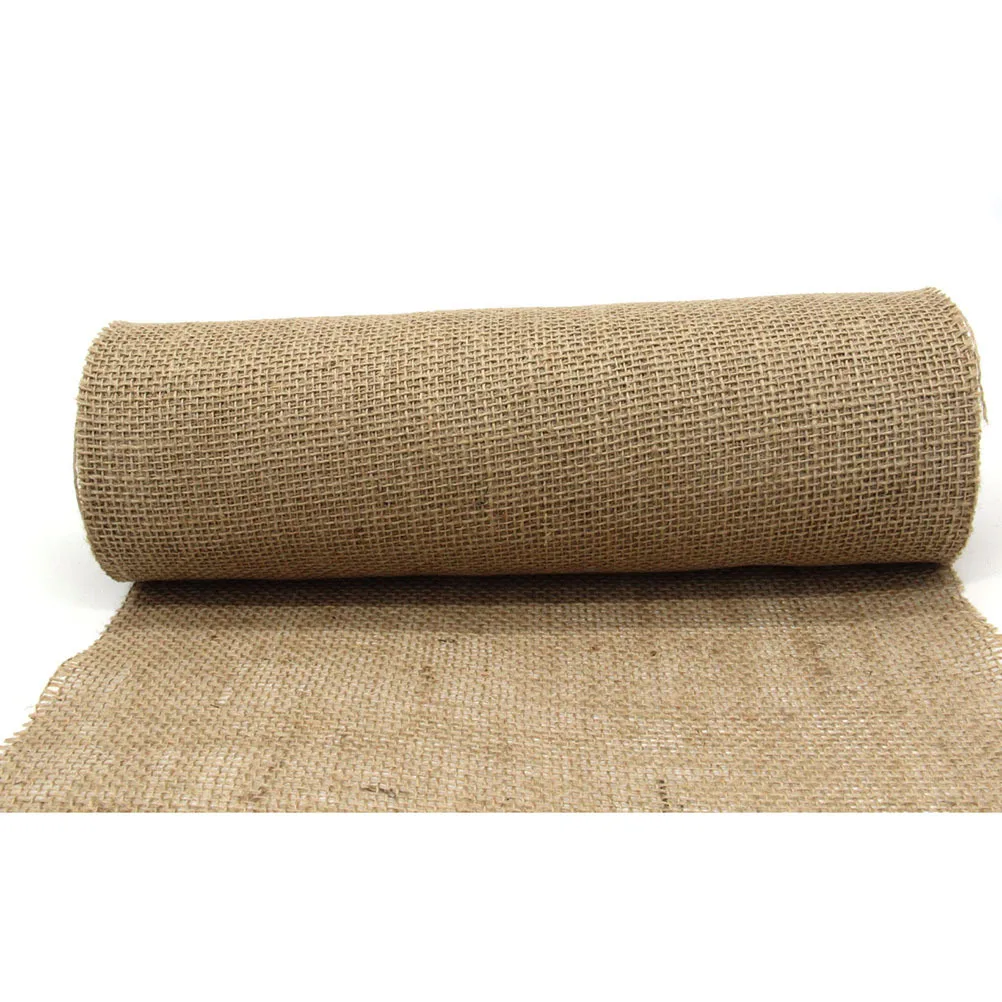 

10M*35Cm Hessian Burlap Ribbon Rustic Wedding Belt Diy Crafts Home Decoration Burlap Hessian Fabric Jute Braid