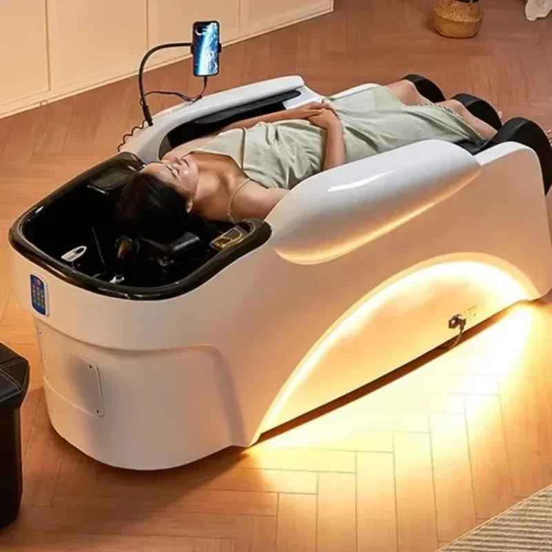 

Luxury Massage Chair Shampoo Multi-functional Salon Chair Chinese Spa Wash Nail Shampoo Bowl Stoel Commercial Furniture