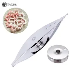 1pc Metal Tatting Shuttle Bobbin Shuttle Knitting Tools For Hand Lace Making DIY Craft Knitting Weaving Tool Sewing Accessories