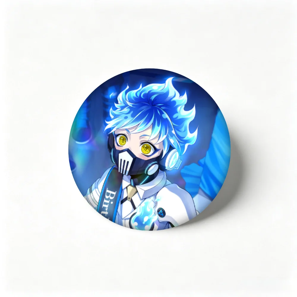 Anime Twisted Wonderland Pins,Cartoon Figure Idia Shroud Badge,Handmade Brooches,Breastpin for Backpack Clothes Gifts