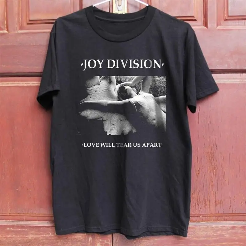 Черная футболка Joy Division Love Will Tear Us Apart Rock Band, размер S 5XL