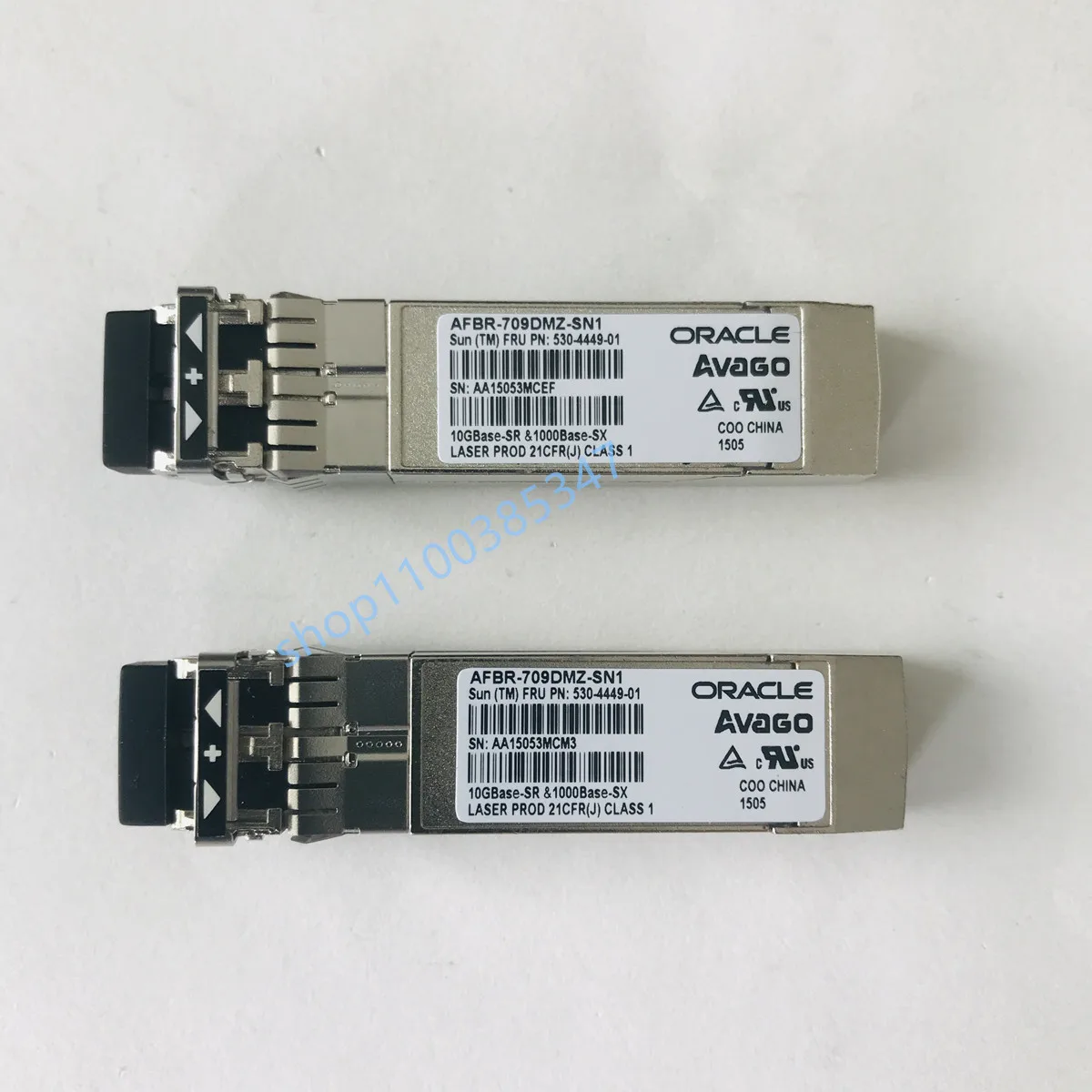 

1PCS ORACLE 10G SFP+ optical fiber module sfp/AFBR-709DMZ-SN1/530-4449-01/10GB LC-LC 850NM SFP+