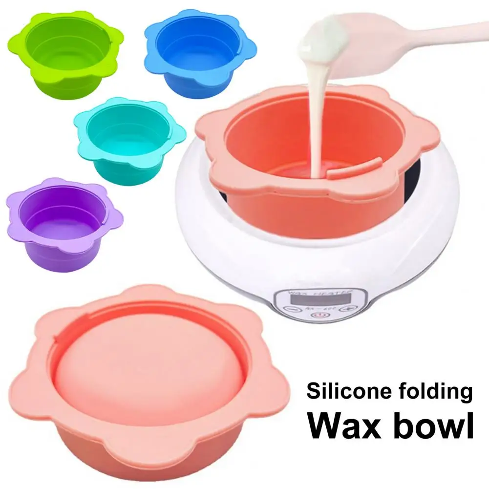 

Wax Warmer Thickening Heat-resistant Silicone Bowls Hair Removal Wax Replacement Pot Bowls Hair Removal Reusable Waxing Pot Bowl