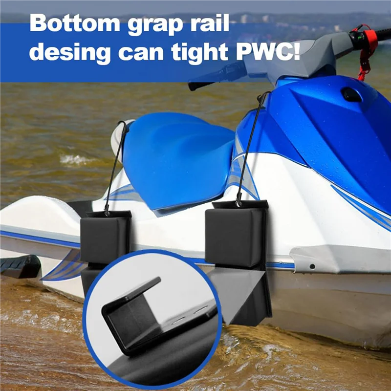 

4X PWC Fenders Bumper,Boat Fenders Bumpers With Elastic Cords,For Jet Ski Dock Fenders Boat Bumpers