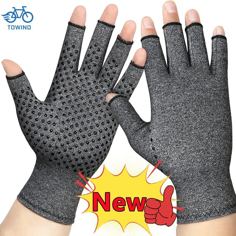 New Compression Arthritis Gloves Wrist Support Joint Pain Relief Hand Brace Women Men Therapy Wristband Compression Gloves 2023