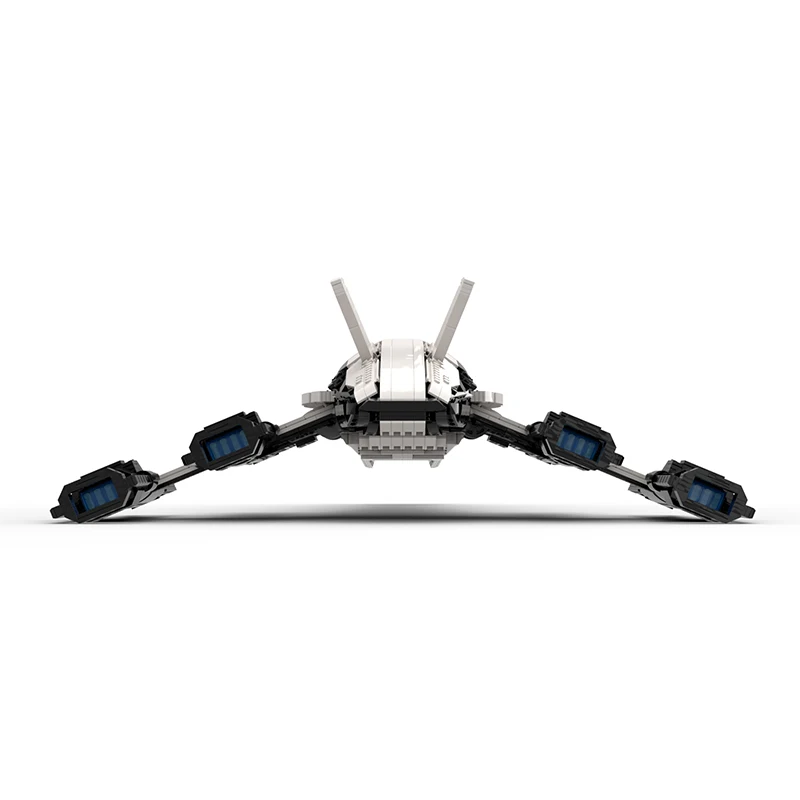 MOC Massseds SR-2 السفن المرجعية ألعاب مكعبات البناء عدة تأثيرات لعبة السفن الفضائية المقاتلين سفينة حربية الطوب لعب الاطفال الهدايا