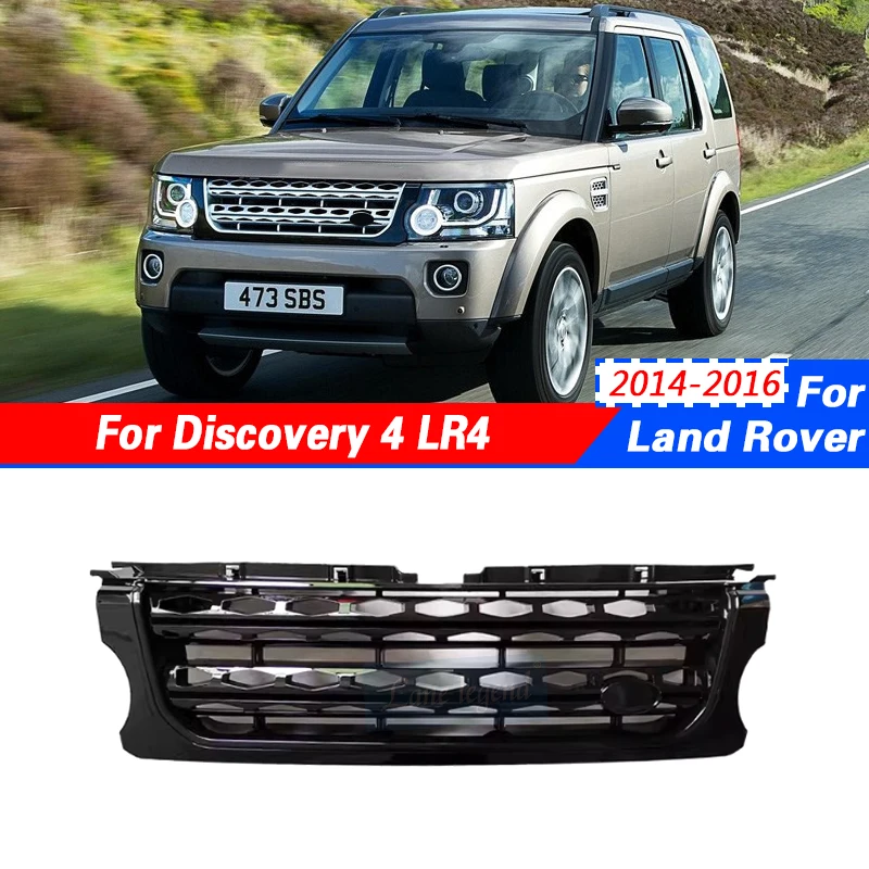 

Grille For Land Rover Discovery 4 LR4 2014 2015 2016 L319 Front Bumper Centre Panel Styling Upper Racing Grills Car Accessories