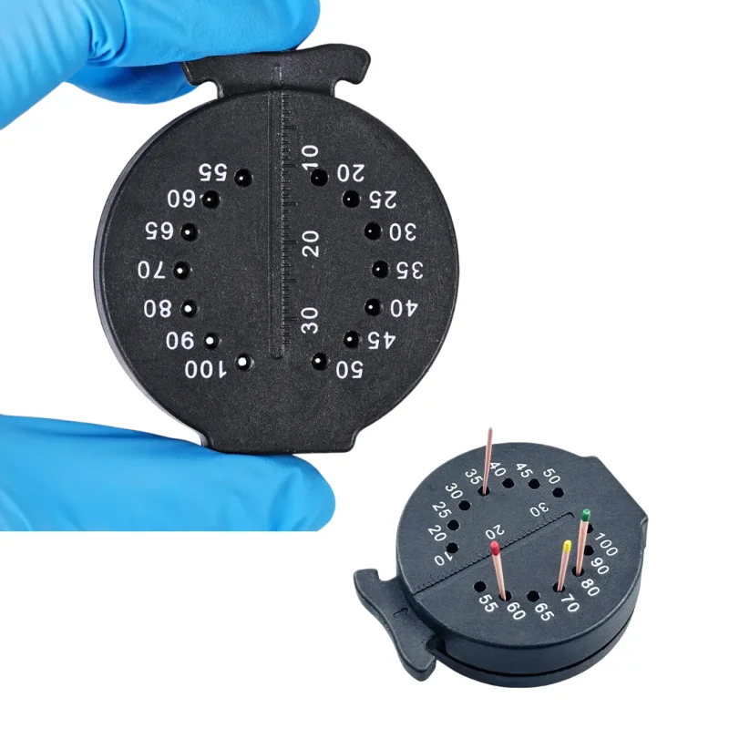 

Стоматологическая пластиковая линейка для гуттаперчи, термостойкий измерительный инструмент для гуттаперчи, резак для гуттаперчи, инструмент для измерения эндодонтических каналов