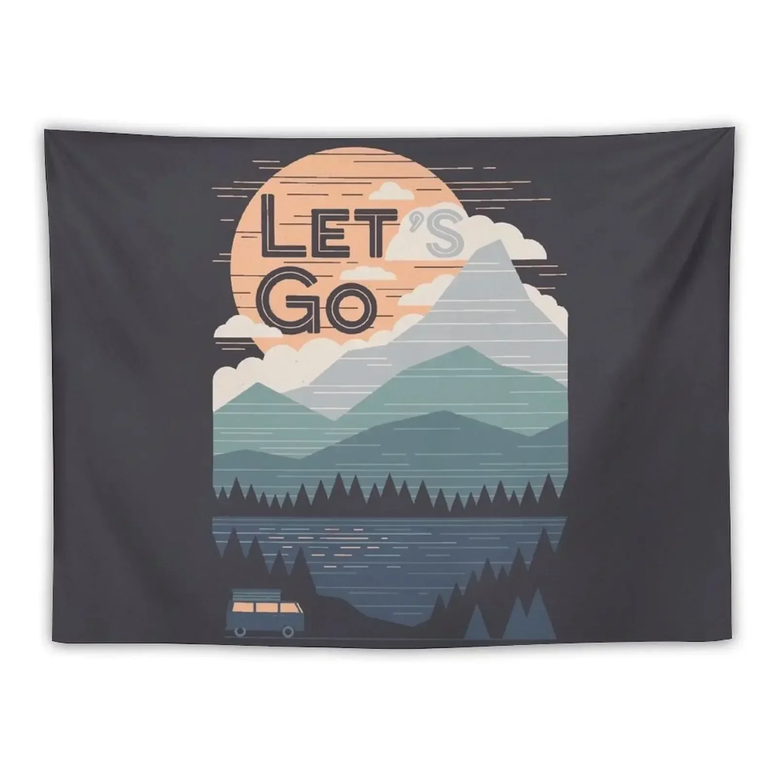 

Let's Go Tapestry Aesthetic Home Decor Aesthetic Room Decor Korean Tapestry