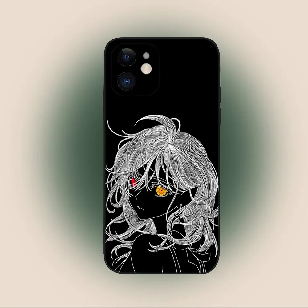 Tokisaki Kurumi Data a Live Phone Case For iPhone 15,14,13,12,11,Plus,Pro Max,XS,X,XR,SE,Mini,8,7 Soft Silicone Black Cover