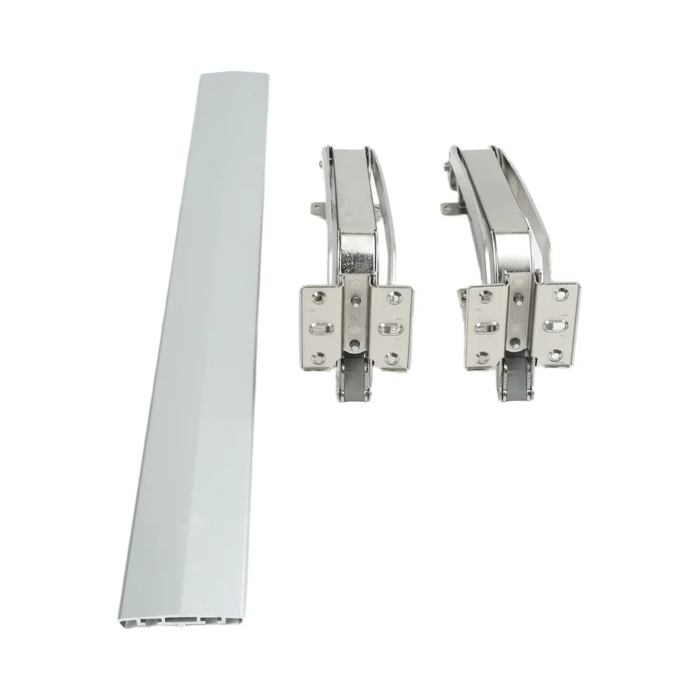 Cabinet Door Hinge Set Featuring Lateral Opening and 180 Degree Parallel Rotation for Flexible Installation Options