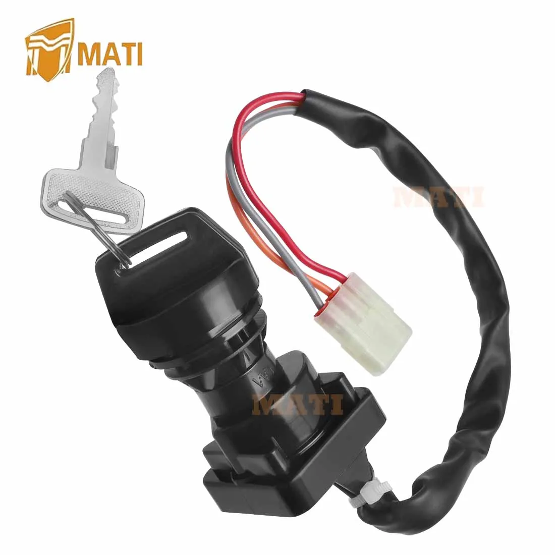 MATI Ignition Key Switch for Kawasaki KFX400 KSF400 2003 2004 27005-S005 Warranty 1 year Exact connector