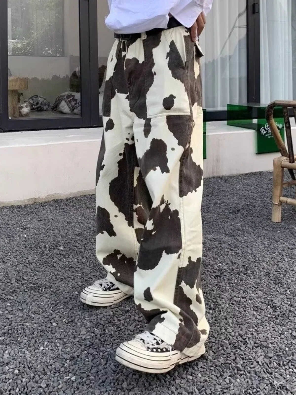 

Женские джинсы в стиле хип-хоп, модная винтажная уличная одежда Y2K, широкие прямые джинсы, брюки с высокой талией, классические мешковатые джинсовые брюки