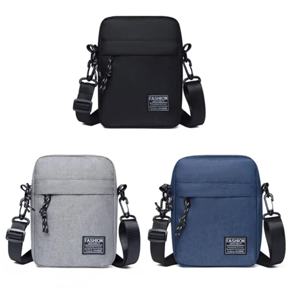 Nylon Shoulder Bag New Black Grey Blue Casual and Fashionable Men Hand Bag Retro Bag Business Crossbody Bag