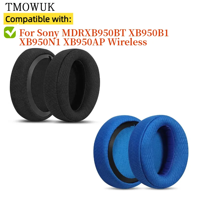 

For Sony MDRXB950BT XB950B1 XB950N1 XB950AP Wireless Headphones Mesh Isolation Foam Cotton Replacement Earpads Ear Cushions