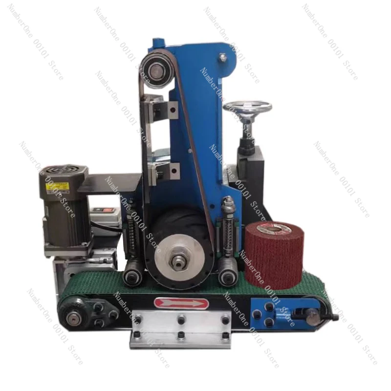 

Fully automatic surface polishing machine, small desktop metal abrasive belt grinding and rust removal, stainless steel plate