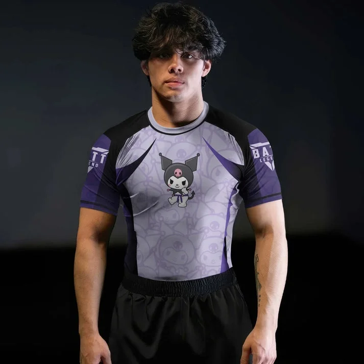 2026 Mode-Bestseller Kuromi 3D-Gedrucktes Herren-Jujutsu-Set Geeignet für Alltag und Training Kampfbekleidung T-Shirt