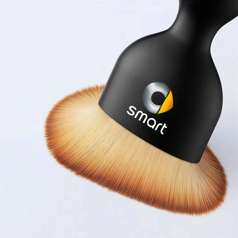 سيارة تنظيف فرشاة أداة مزيل الغبار الجلد المدبوغ الصوف ستوكات غسل منشفة لبنز الذكية Eq Fortwo Forfour 453 451 452 450 454 #4