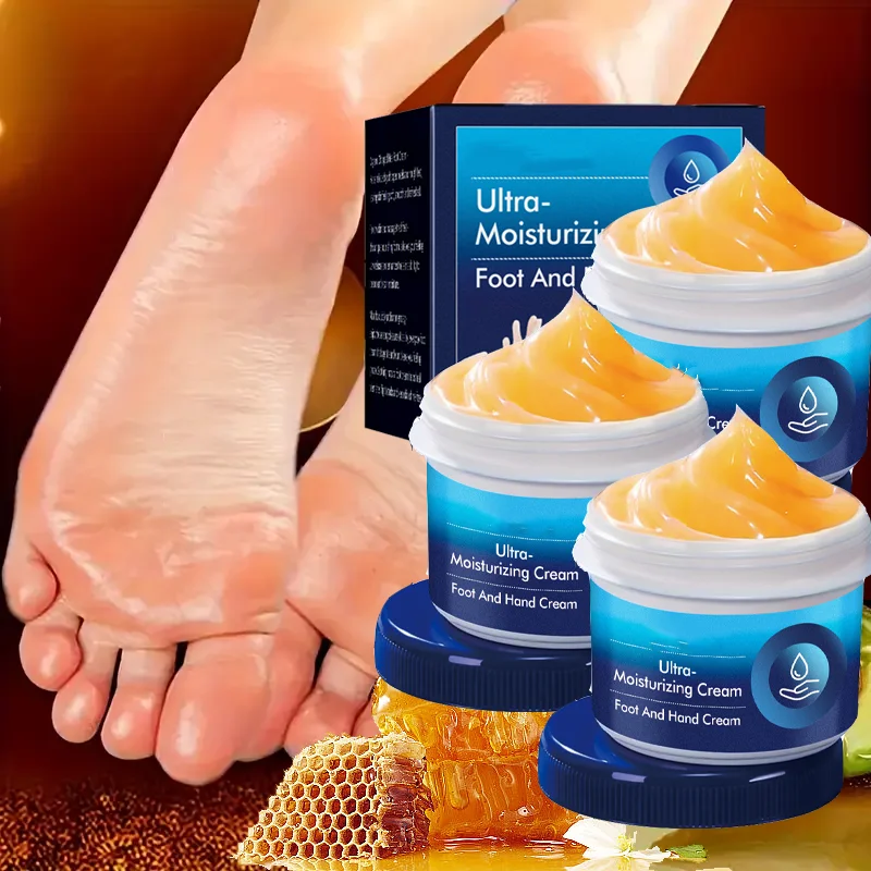 2 Crema antisecado para pies con grietas, crema reparadora de grietas en el talón, eliminación de piel muerta, cuidado de manos y pies, mascarilla para pies