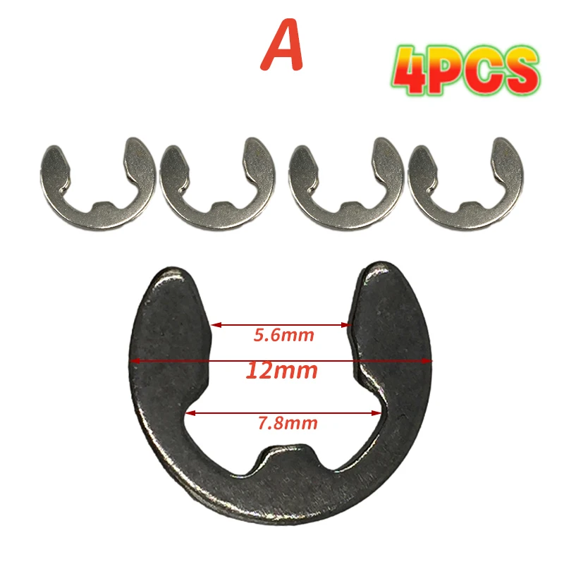 4pcs/lot Universal Carburetor Main Jets Clips Motorcycle Modified Carburetor Main Oil Needle Clips