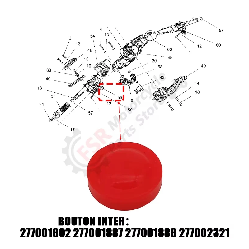 NEW/OLD START STOP BUTTON,FOR GTI 130 155 GTS 130 RXP RXT 260 WAKE PRO 215,P/N:277001802 277001888 277002052,JET SKI PARTS