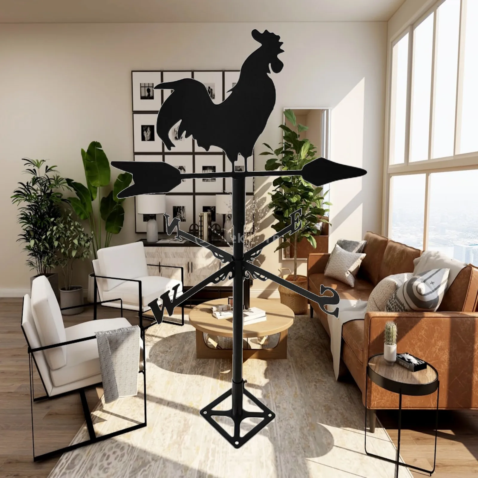 Indicateur de direction du vent en forme de coupole pour extérieur, décoration de piquet de grange