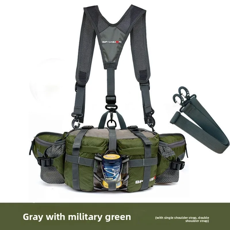 

Outdoor Sports Waist Bag Hiking Cycling Climbing Storage Bag Versatile Travel Mountaineering Waist Bag