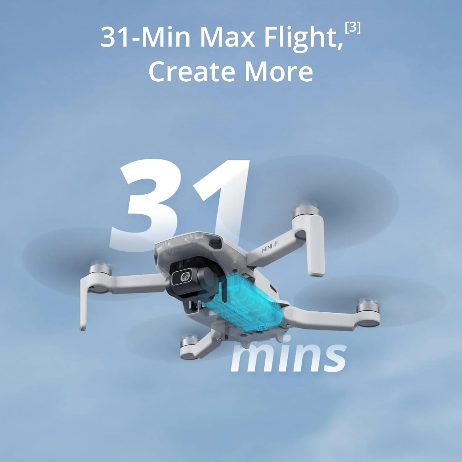Drone DJI Mini 4K dengan Akses - Travel Accessories Long Flight ulasan dan harga