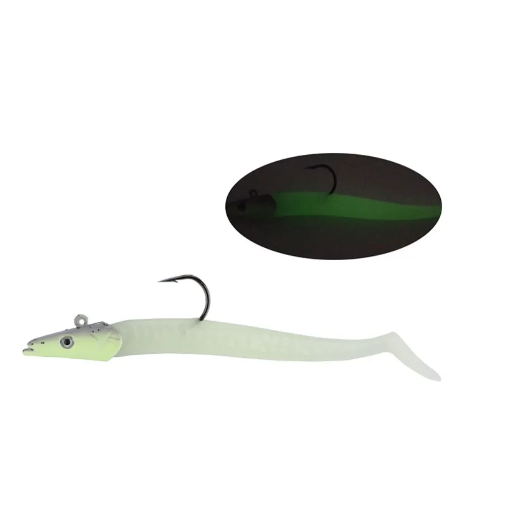 Goture 1pcs 11cm 22g Soft Fishing Lure Bass Fishing Lure Lead Hard Jig Fish Head Artificial Bait PVC Body Lures Swimbait
