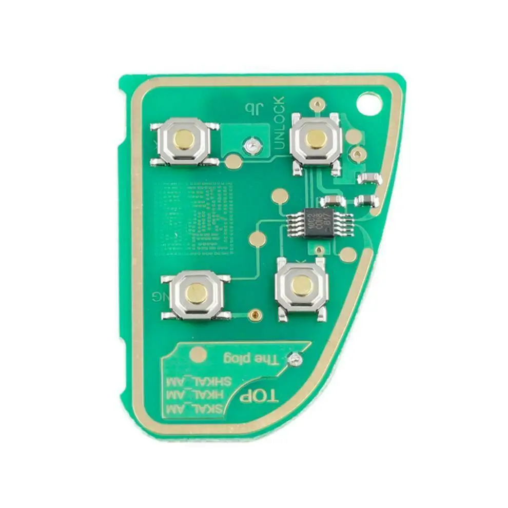 NHVWB1U241 Car Chip Flip Remote Key Buttons Auto Replacement 433Mhz for Jaguar S X XJ8 2001 2002 2003 2004 2005 2006 2007 2008
