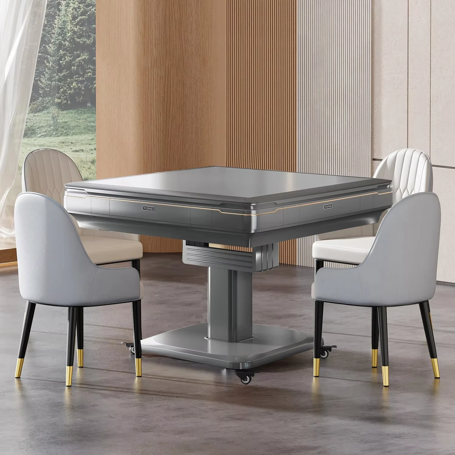 2025 Entertainment Mahjong Table Foldable Wooden Electrointric Folding Automatic Mahjong Table Gambling Table Mahjong