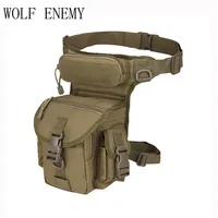 Tactical Molle Drop Leg Bag Waterproof Men Hunting Waist Pack Outdoor Wargame  EDC Fanny Pack Hunting Cycling Accessories