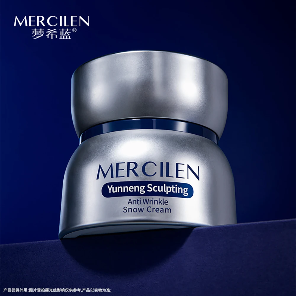 النحت المضادة للتجاعيد كريم الثلج تقليل الخطوط الدقيقة ترطيب اشراق تحسين الجلد الخام الجاف كريم وجه العناية بالبشرة الكورية