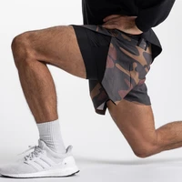 ASRV-pantalones cortos deportivos 2 en 1 para hombre, Shorts de secado rápido para correr, entrenamiento, baloncesto, gimnasio, Fitness