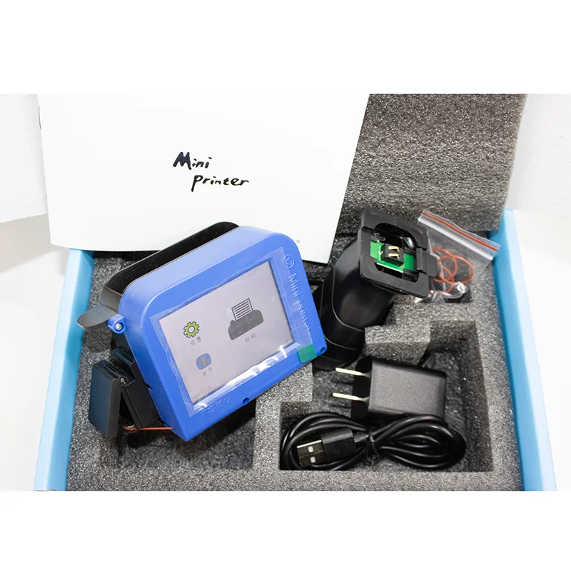 new Mini Portable Handheld Inkjet Printer Production Date QR Code Label Encoder 12.7mm Supporting Multiple Language Systems