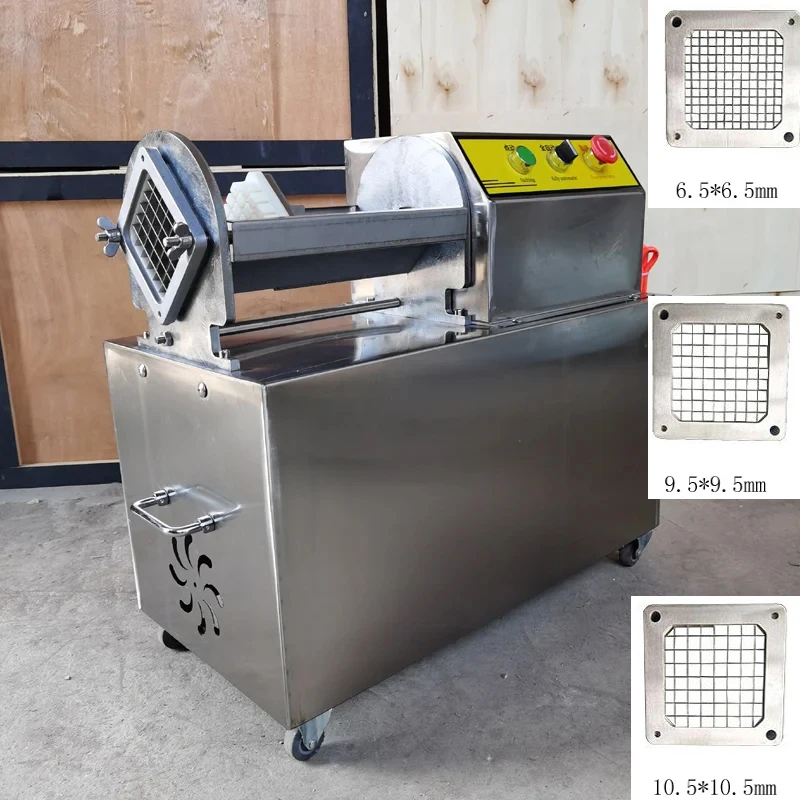 French Fries Cutter Commercial Electric Potato Chips Slicer Small Vegetable Fruit Cutting Machine Is Simple And Convenient