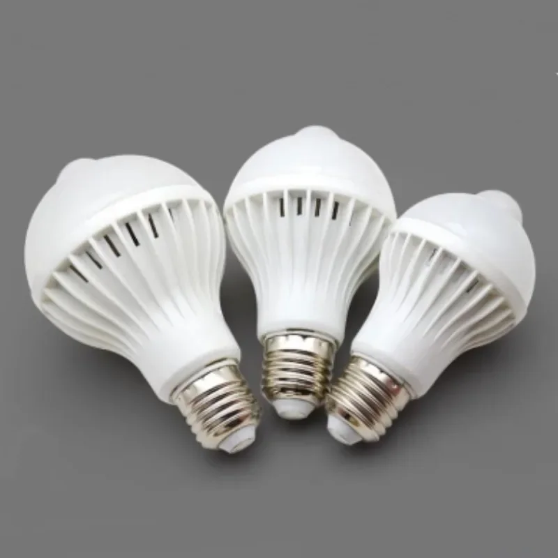 Smart Sensor 12W 15W 18W 20W Led Bulbs Passage Light Bulb Lamp Light Bulb Auto Sensitive Motion Sensor Light 220 V E27 Induction