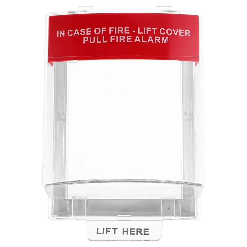 Fire Alarm Manual Call Point Protective Cover Full Coverage Guard For Fire Pull Station And Fireproof Material Transparent Cover